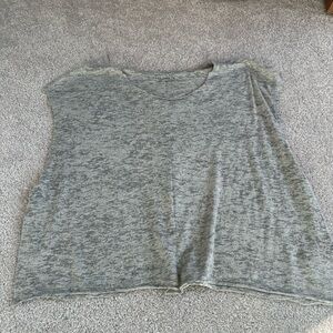 All Saints Mist Tank Top - Medium - Light Grey Mix